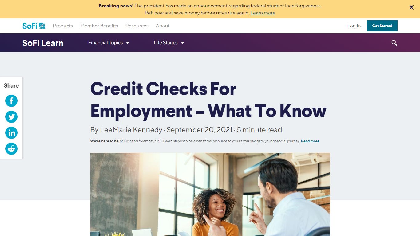 Credit Checks for Employment - What to Know | SoFi